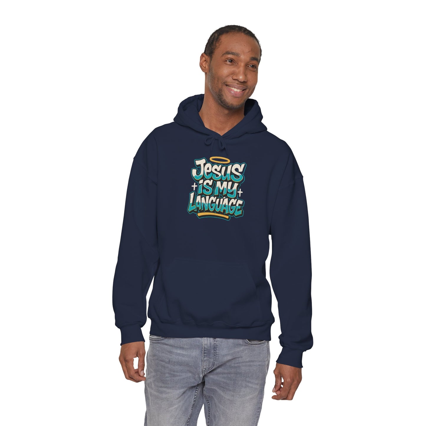 Jesus Is My Language Hoodie — Faith Graphic Pullover