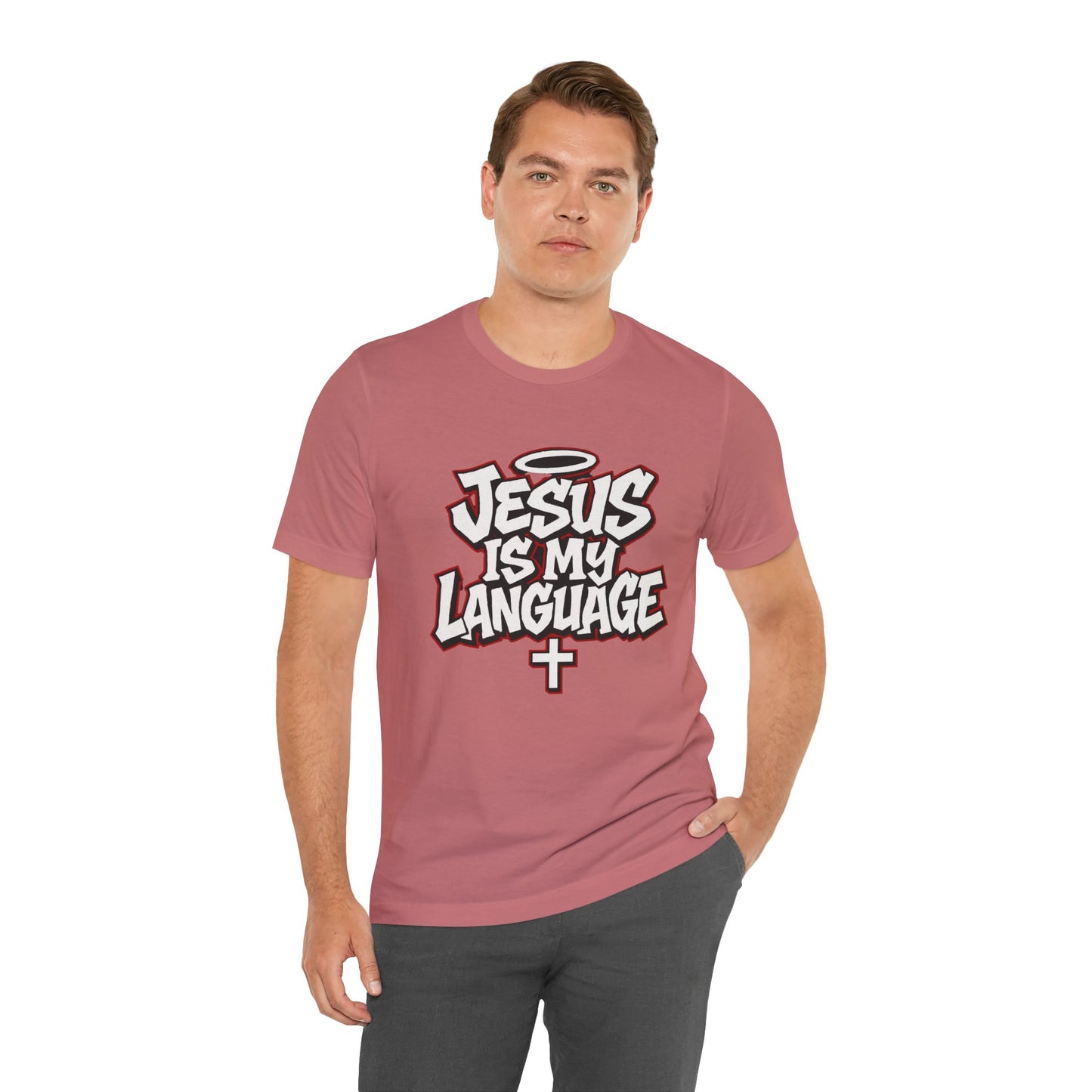 Jesus Is My Language T‑Shirt — Christian Faith Graphic Tee
