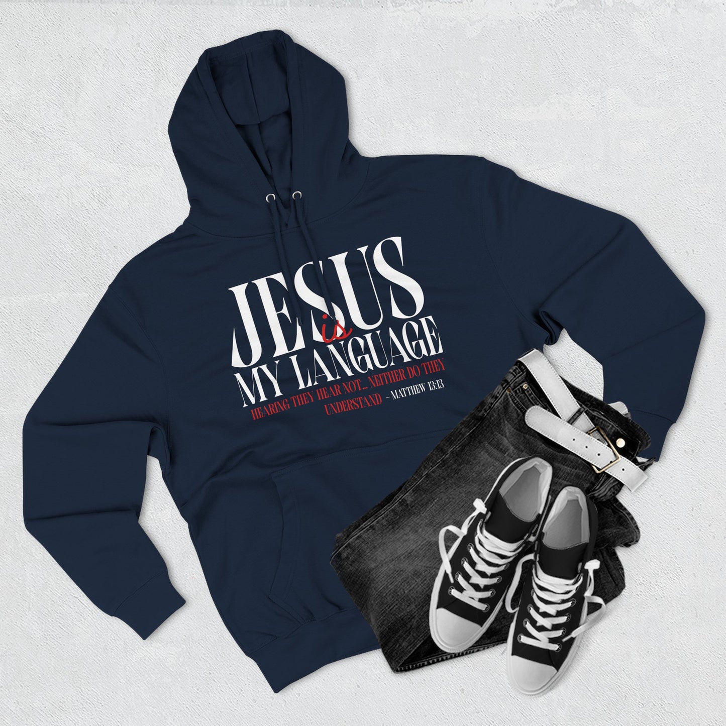 Jesus Is My Language Hoodie — Faith-Based Christian Hoodie