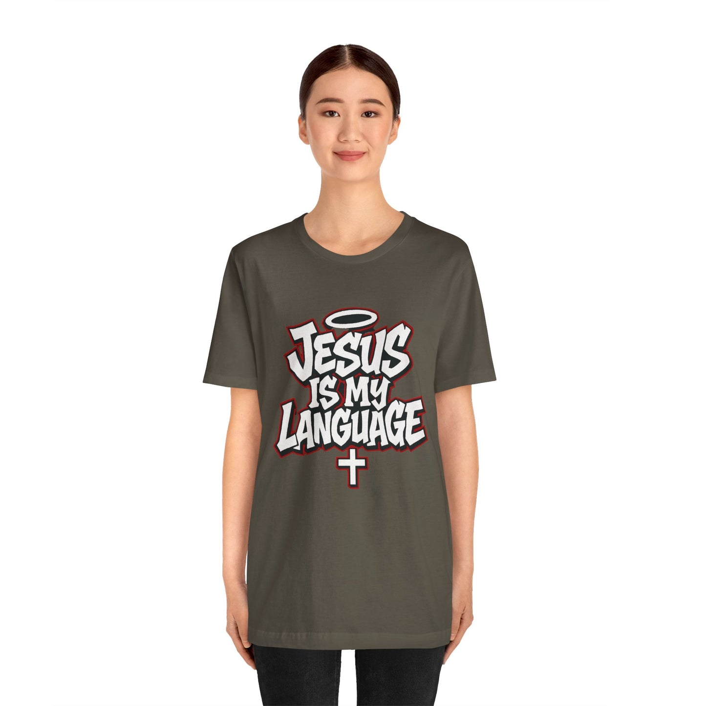 Jesus Is My Language T‑Shirt — Christian Faith Graphic Tee