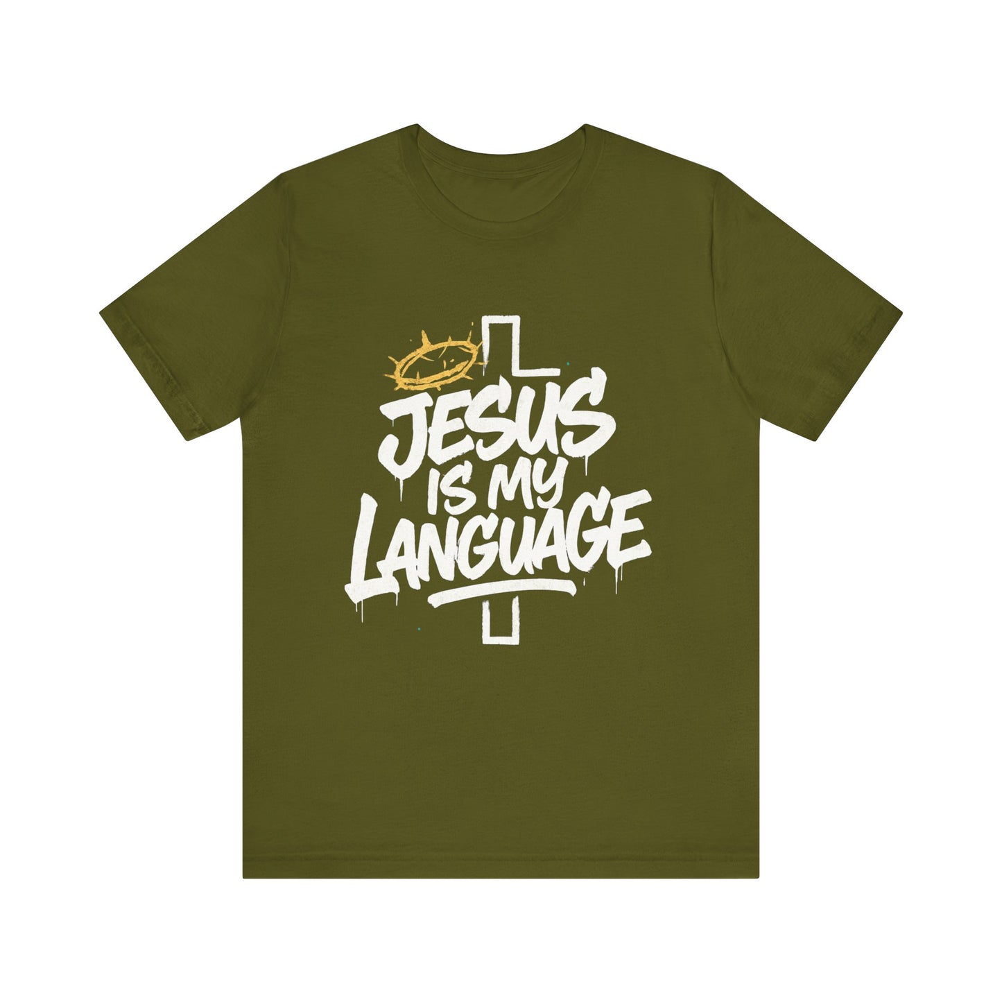 Minimalist Crown Tee — Subtle Golden Crown Chest Graphic