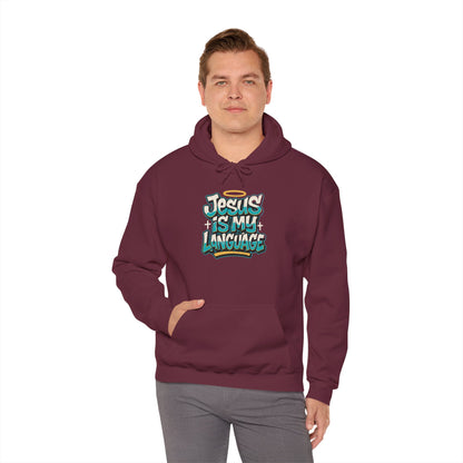 Jesus Is My Language Hoodie — Faith Graphic Pullover
