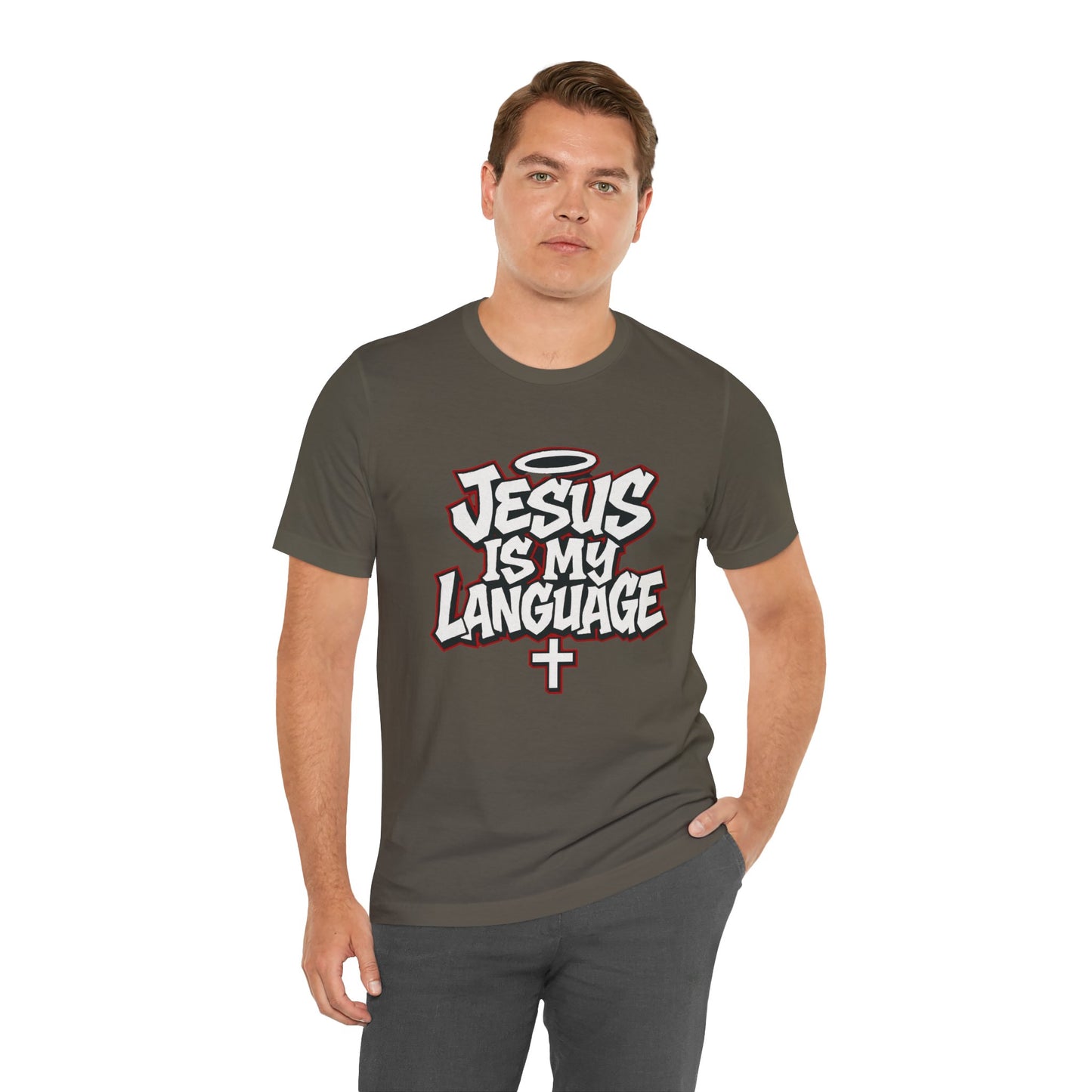 Jesus Is My Language T‑Shirt — Christian Faith Graphic Tee