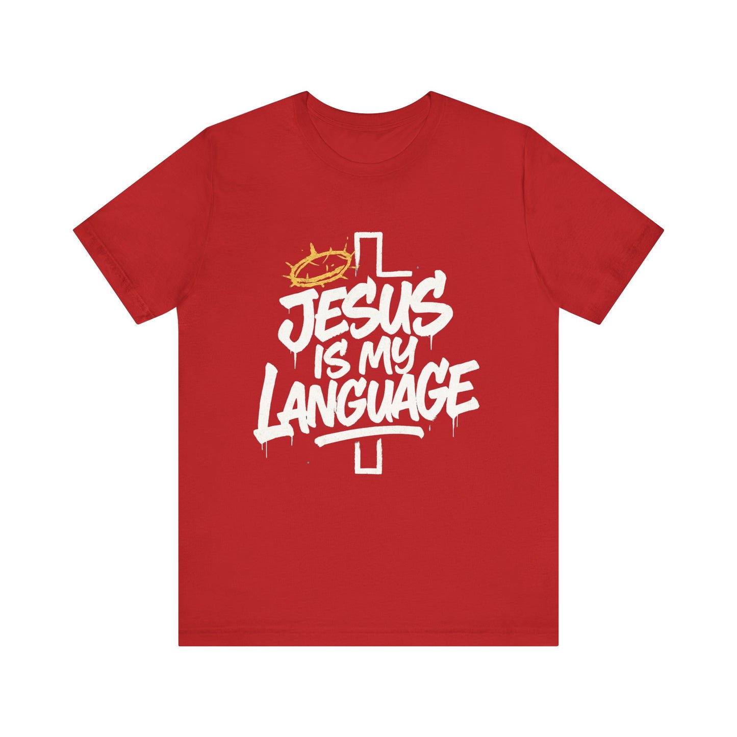 Minimalist Crown Tee — Subtle Golden Crown Chest Graphic