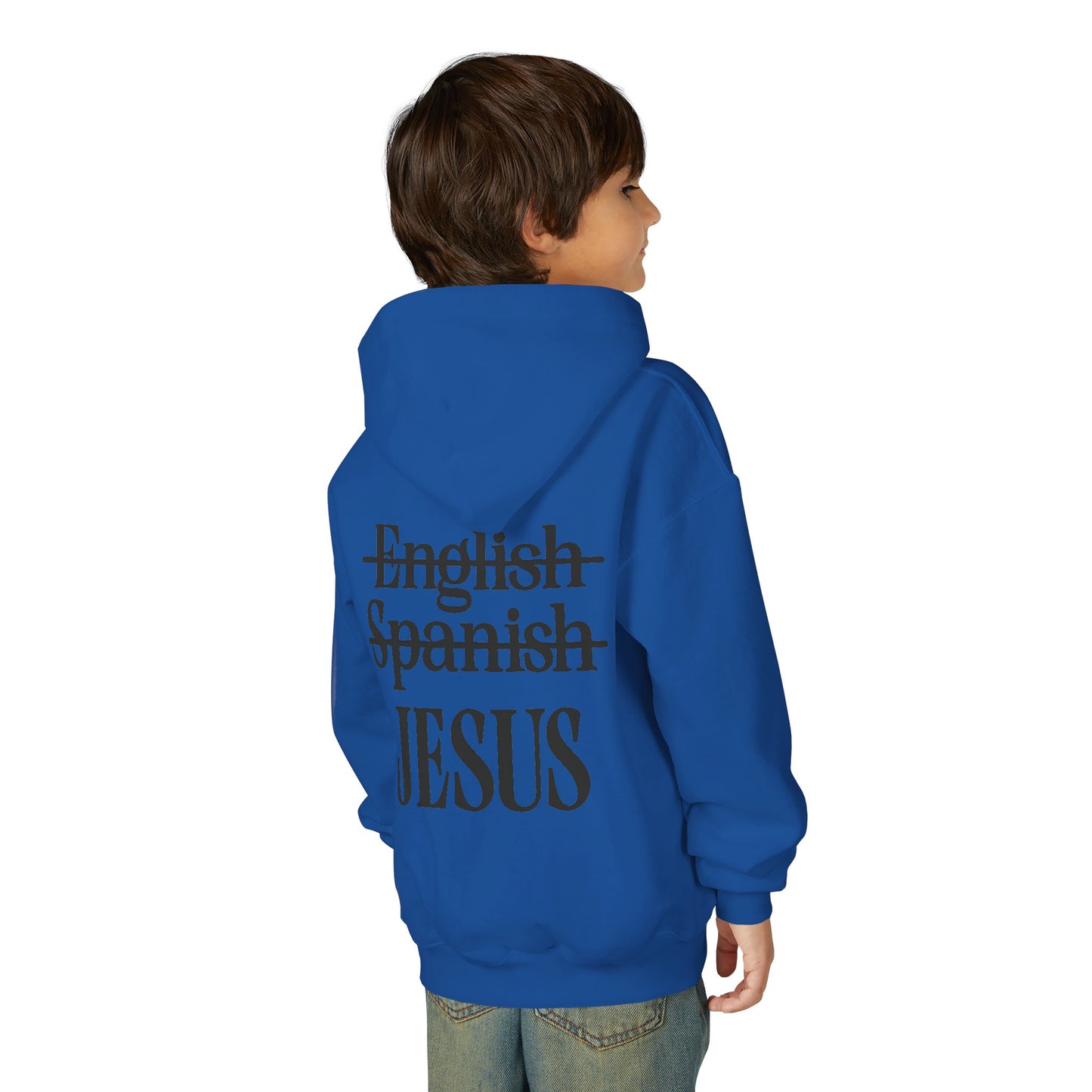 Jesus Is My Language Youth Hoodie — Christian Faith Sweatshirt (Matthew 13:13)