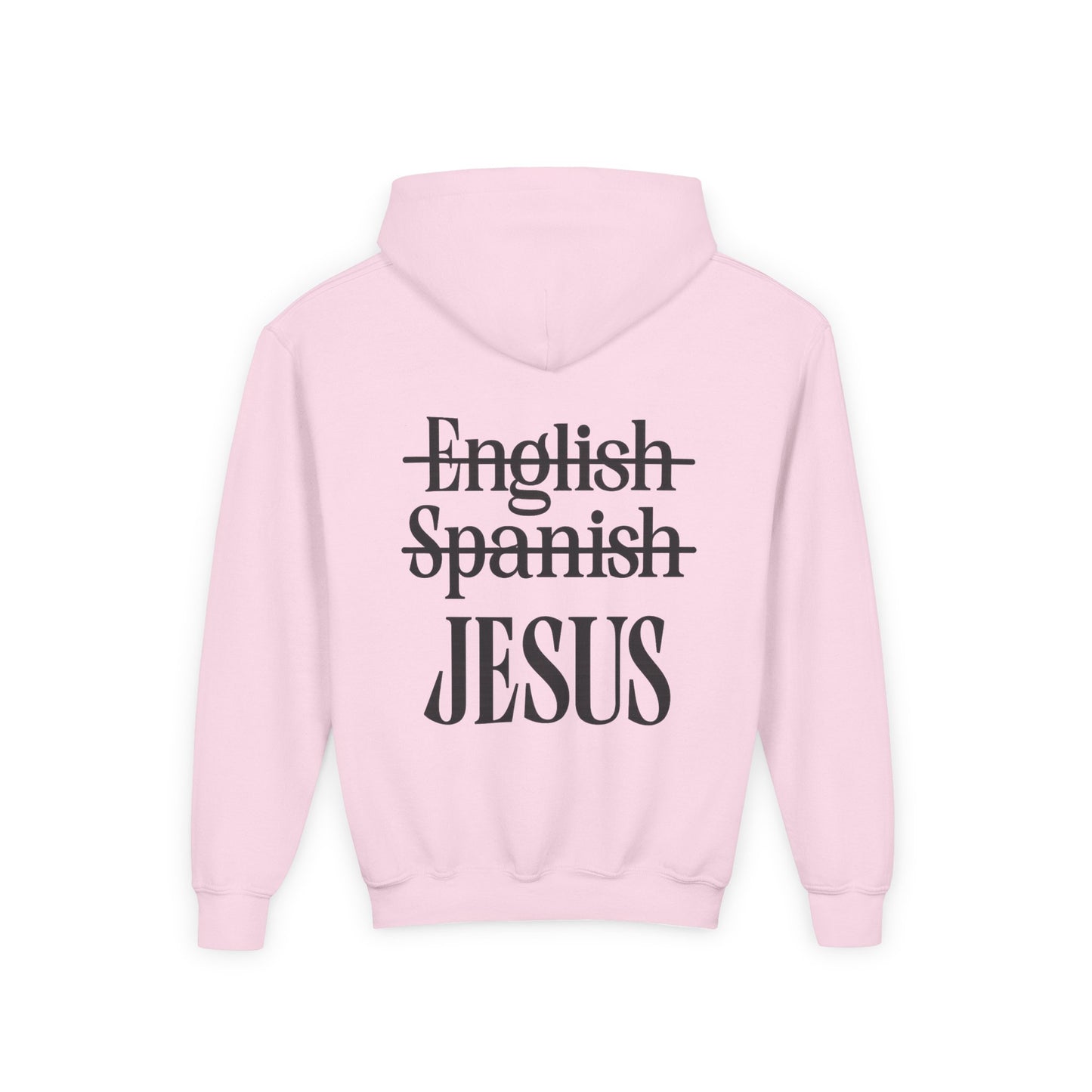 Jesus Is My Language Youth Hoodie — Christian Faith Sweatshirt (Matthew 13:13)