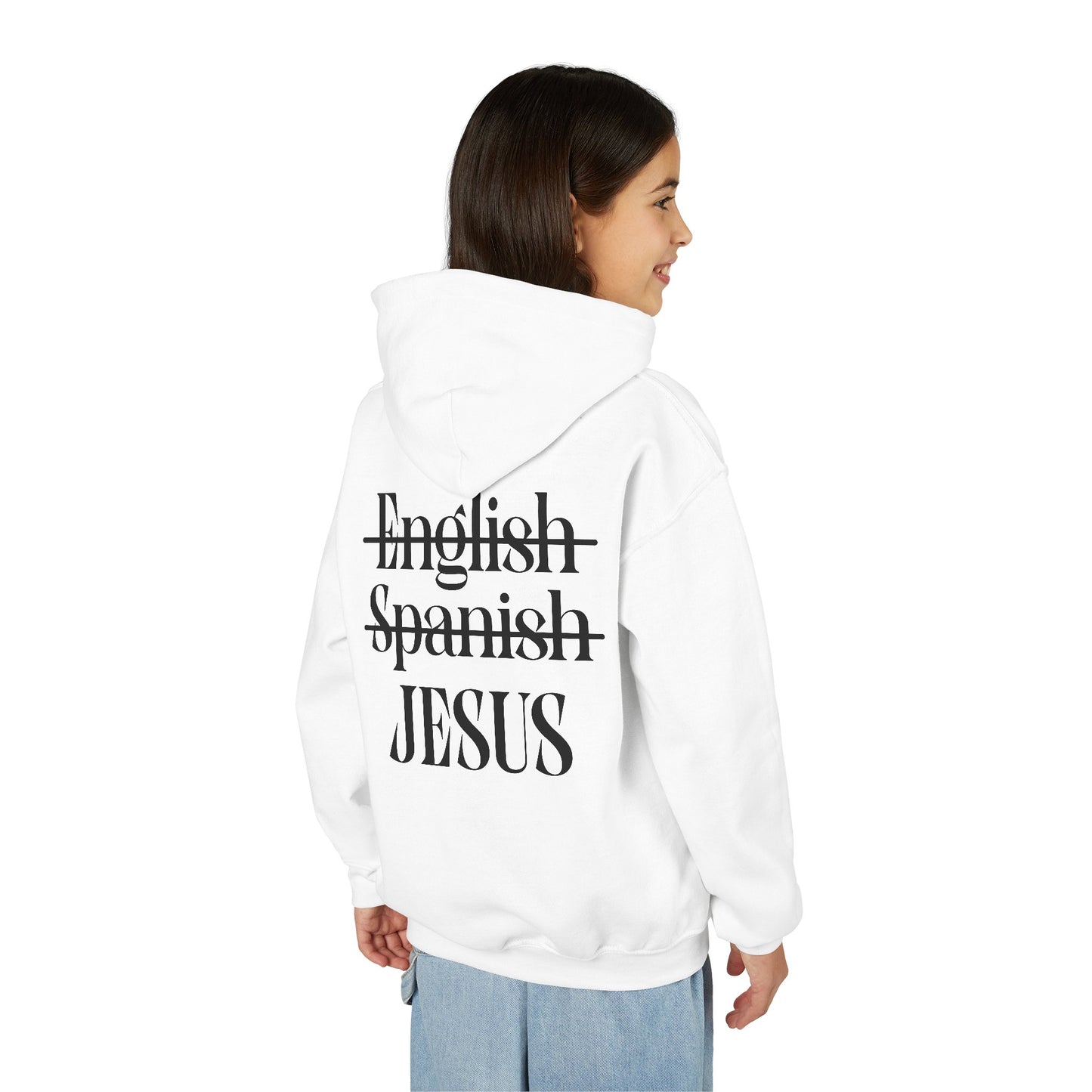 Jesus Is My Language Hoodie — Youth Christian Faith Hoodie