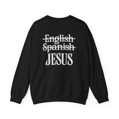 Christian Crewneck Sweatshirt — "Jesus My Language" Pullover (Matthew 13:43)