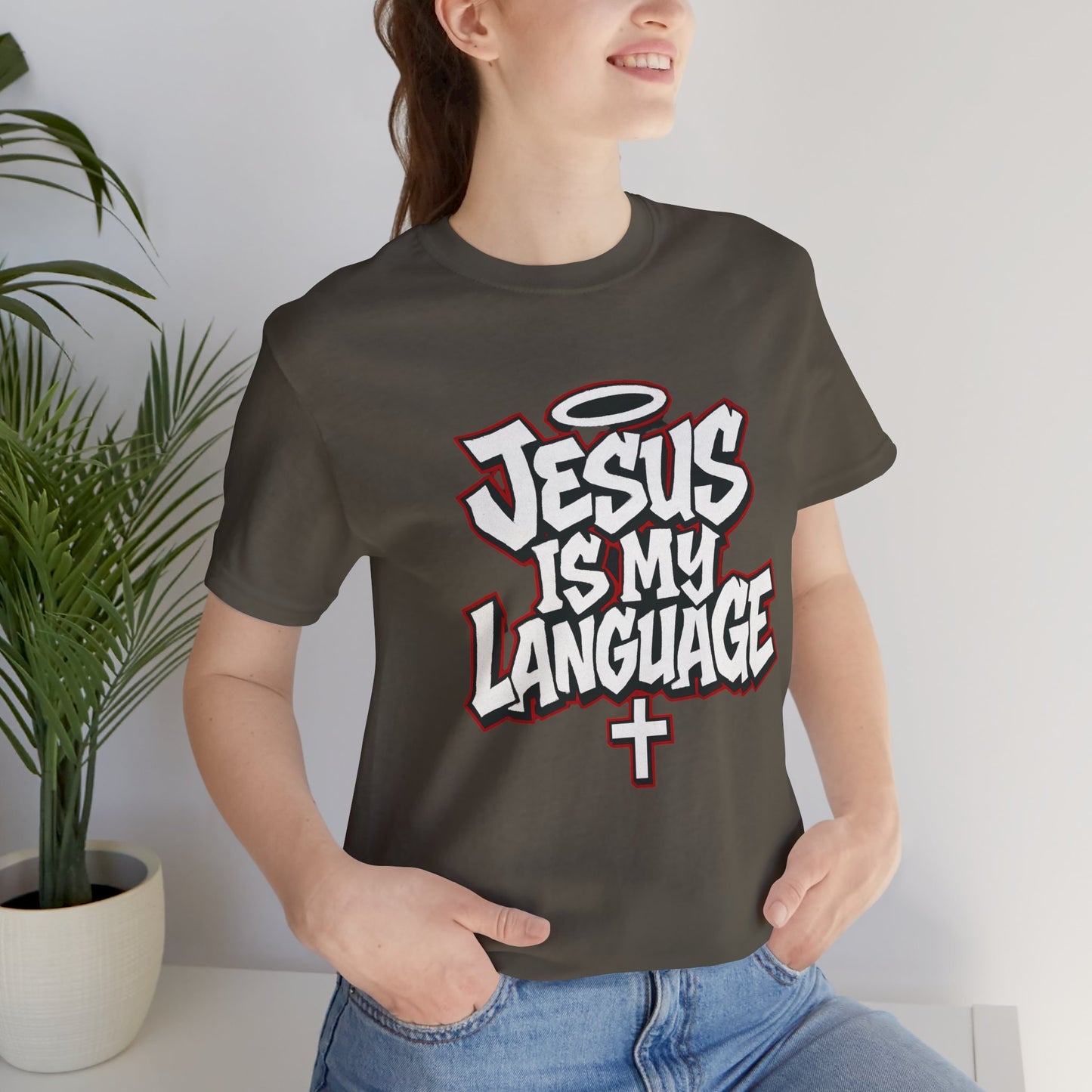 Jesus Is My Language T‑Shirt — Christian Faith Graphic Tee