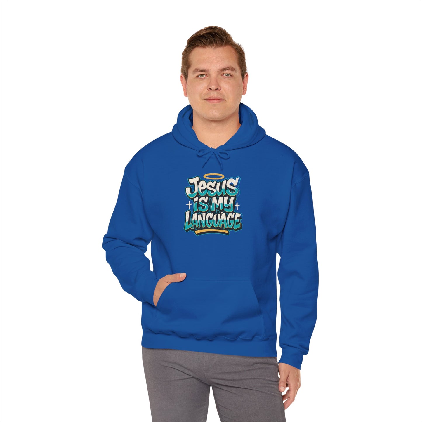 Jesus Is My Language Hoodie — Faith Graphic Pullover