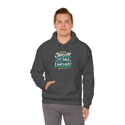 Jesus Is My Language Hoodie — Faith Graphic Pullover
