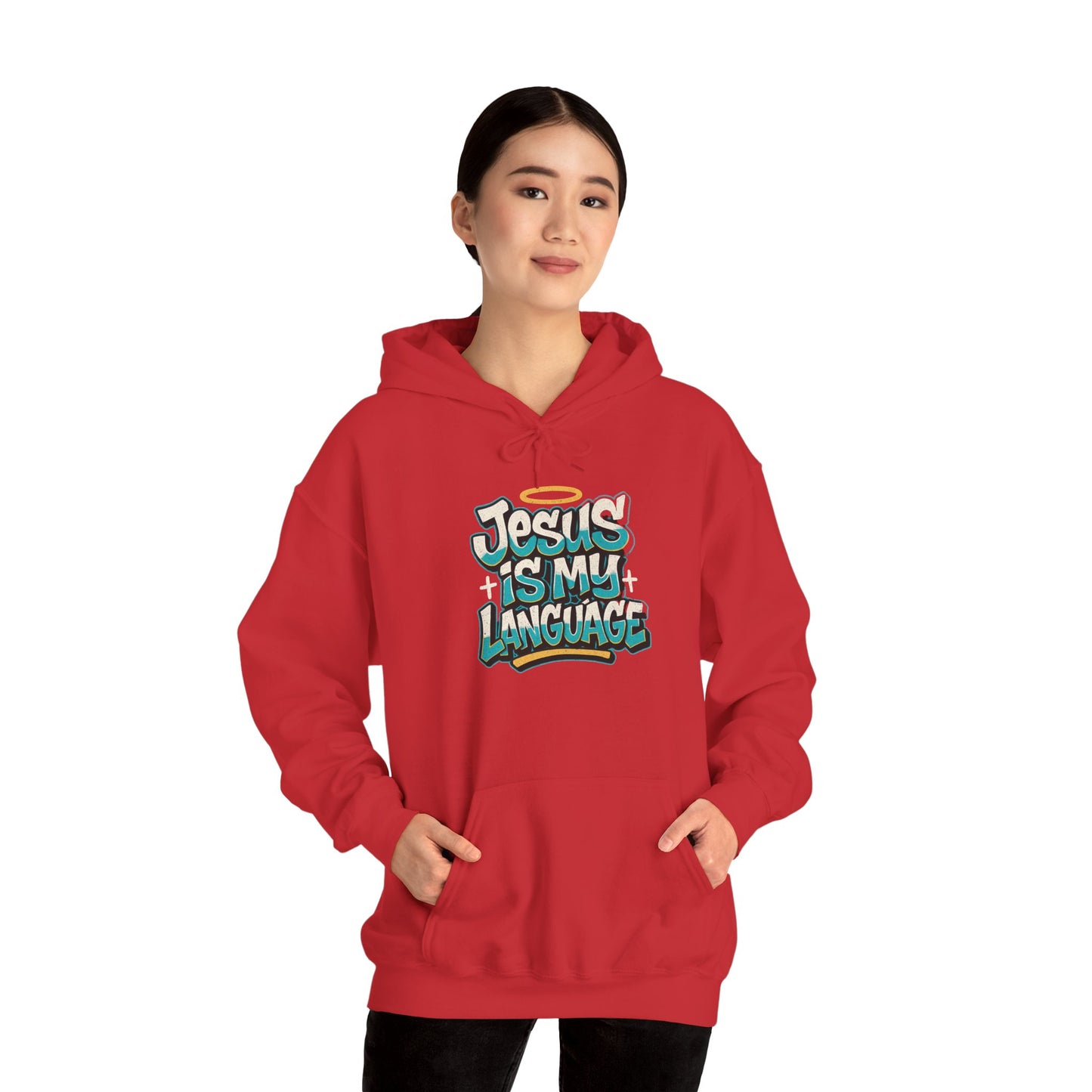 Jesus Is My Language Hoodie — Faith Graphic Pullover