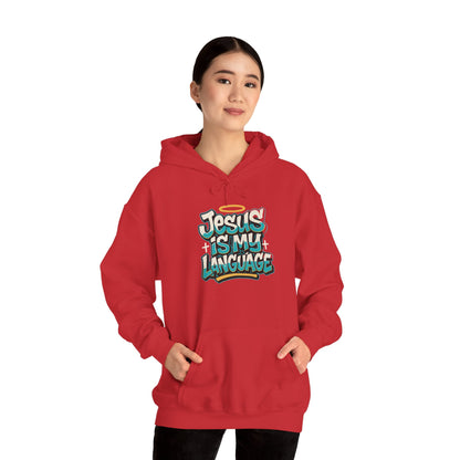Jesus Is My Language Hoodie — Faith Graphic Pullover