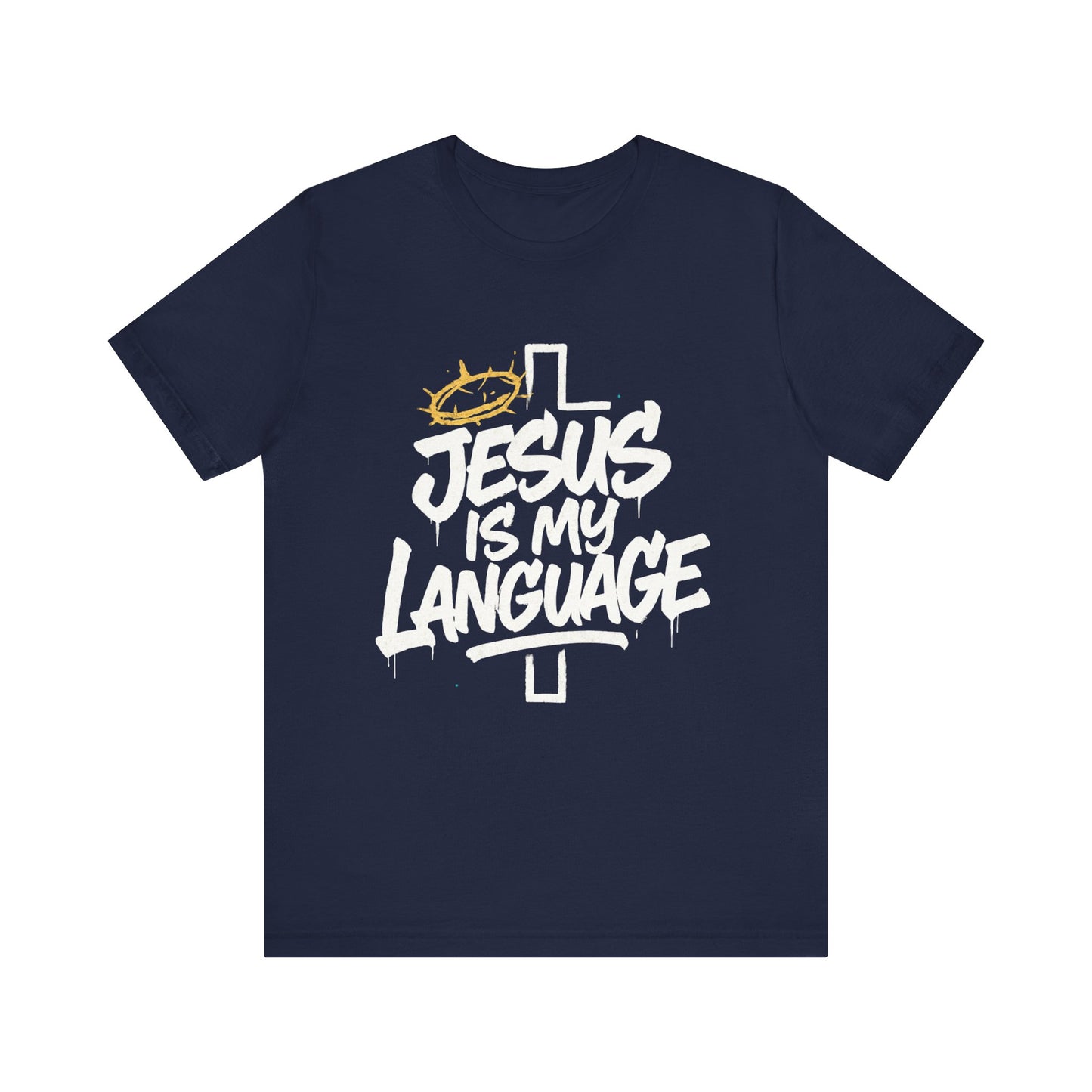 Minimalist Crown Tee — Subtle Golden Crown Chest Graphic