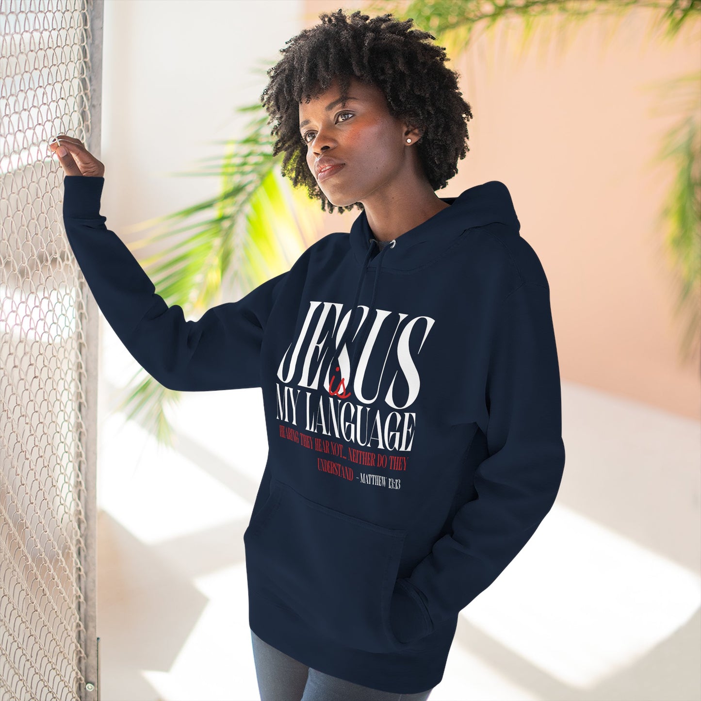 Jesus Is My Language Hoodie — Faith-Based Christian Hoodie
