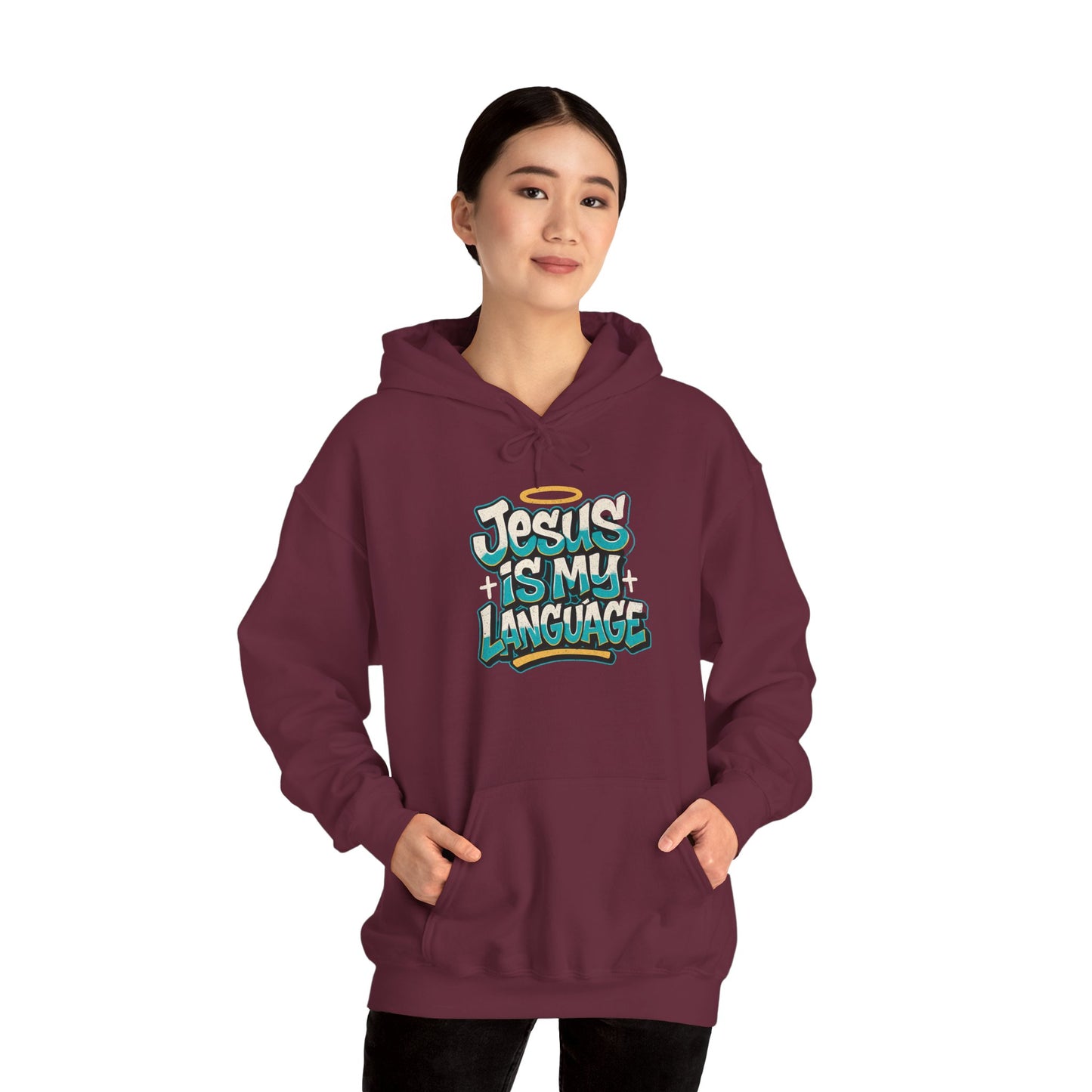 Jesus Is My Language Hoodie — Faith Graphic Pullover