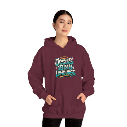 Jesus Is My Language Hoodie — Faith Graphic Pullover