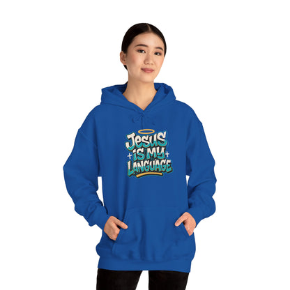 Jesus Is My Language Hoodie — Faith Graphic Pullover
