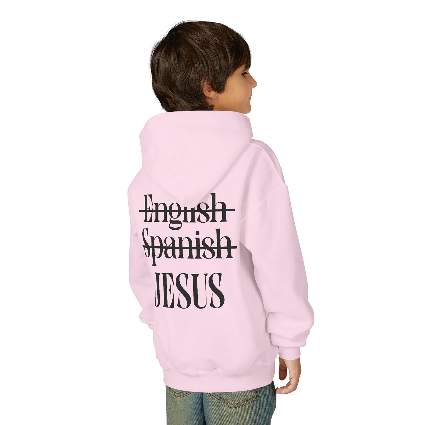 Jesus Is My Language Hoodie — Youth Christian Faith Hoodie