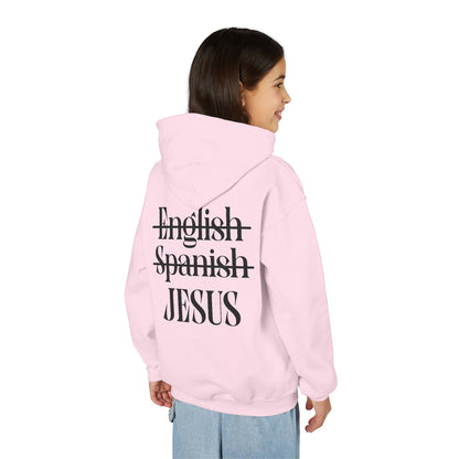 Jesus Is My Language Hoodie — Youth Christian Faith Hoodie