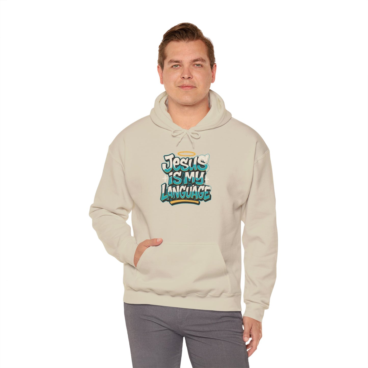 Jesus Is My Language Hoodie — Faith Graphic Pullover