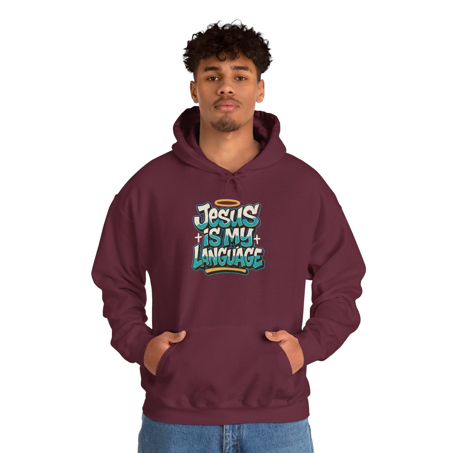 Jesus Is My Language Hoodie — Faith Graphic Pullover
