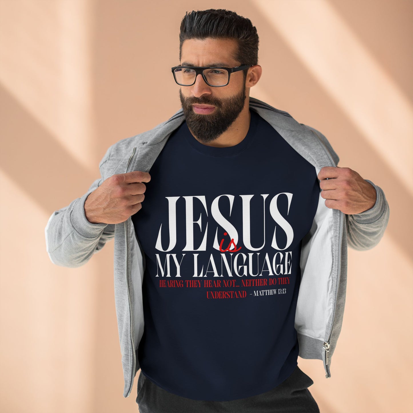 Jesus Is My Language Crewneck Sweatshirt