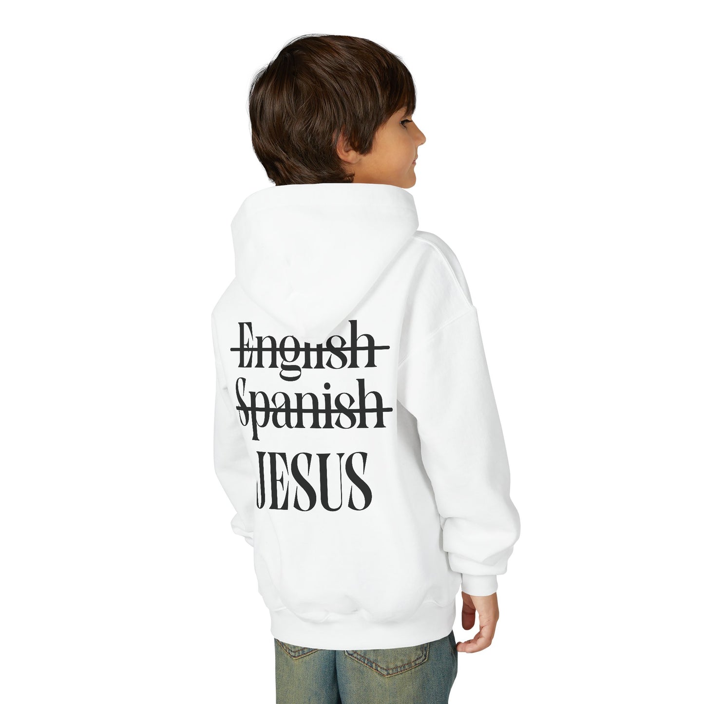 Jesus Is My Language Hoodie — Youth Christian Faith Hoodie