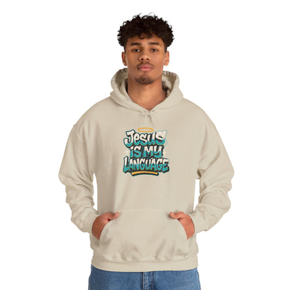 Jesus Is My Language Hoodie — Faith Graphic Pullover