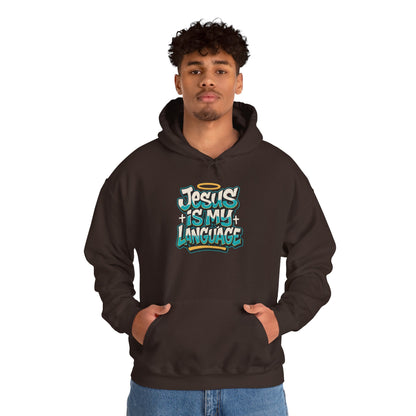 Jesus Is My Language Hoodie — Faith Graphic Pullover