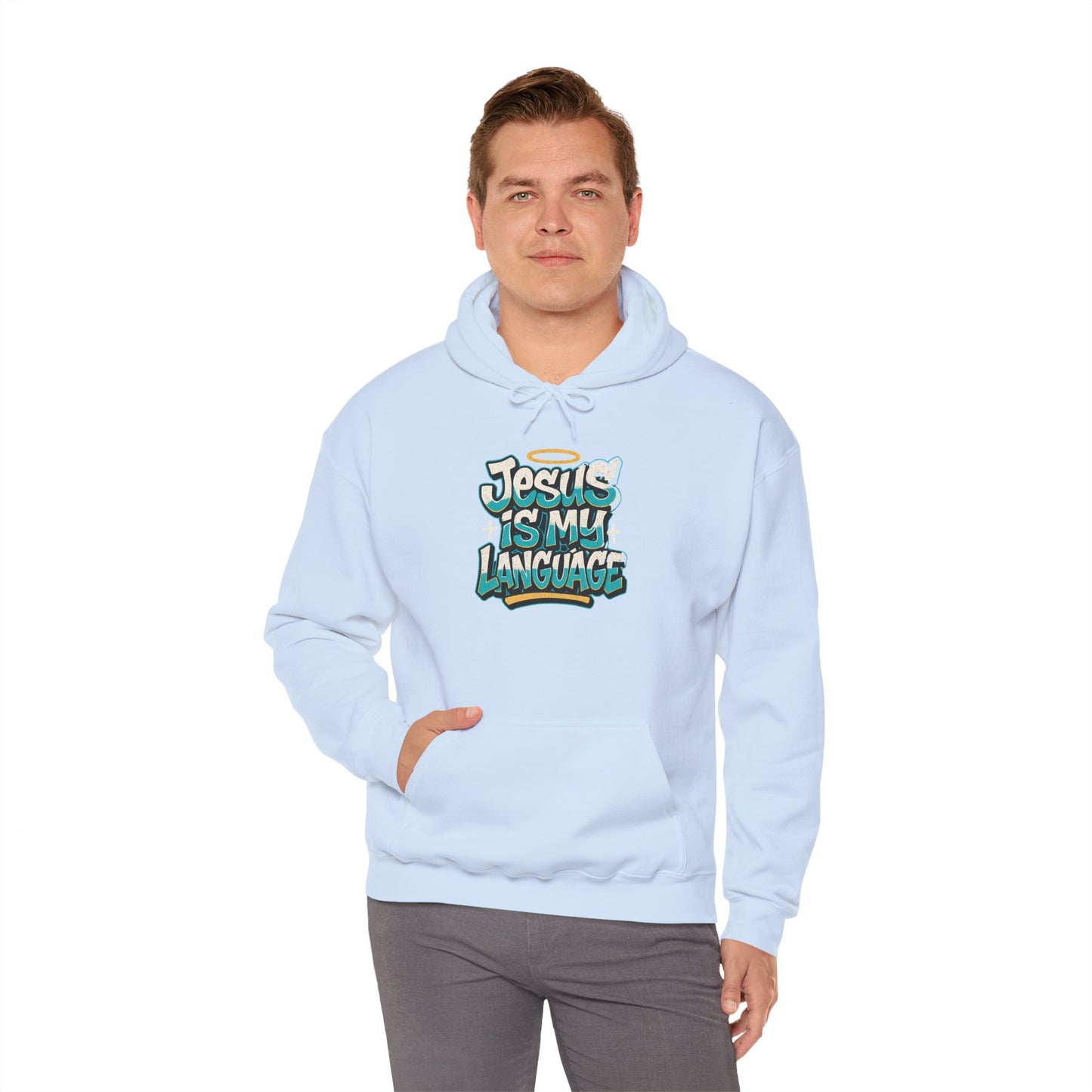 Jesus Is My Language Hoodie — Faith Graphic Pullover