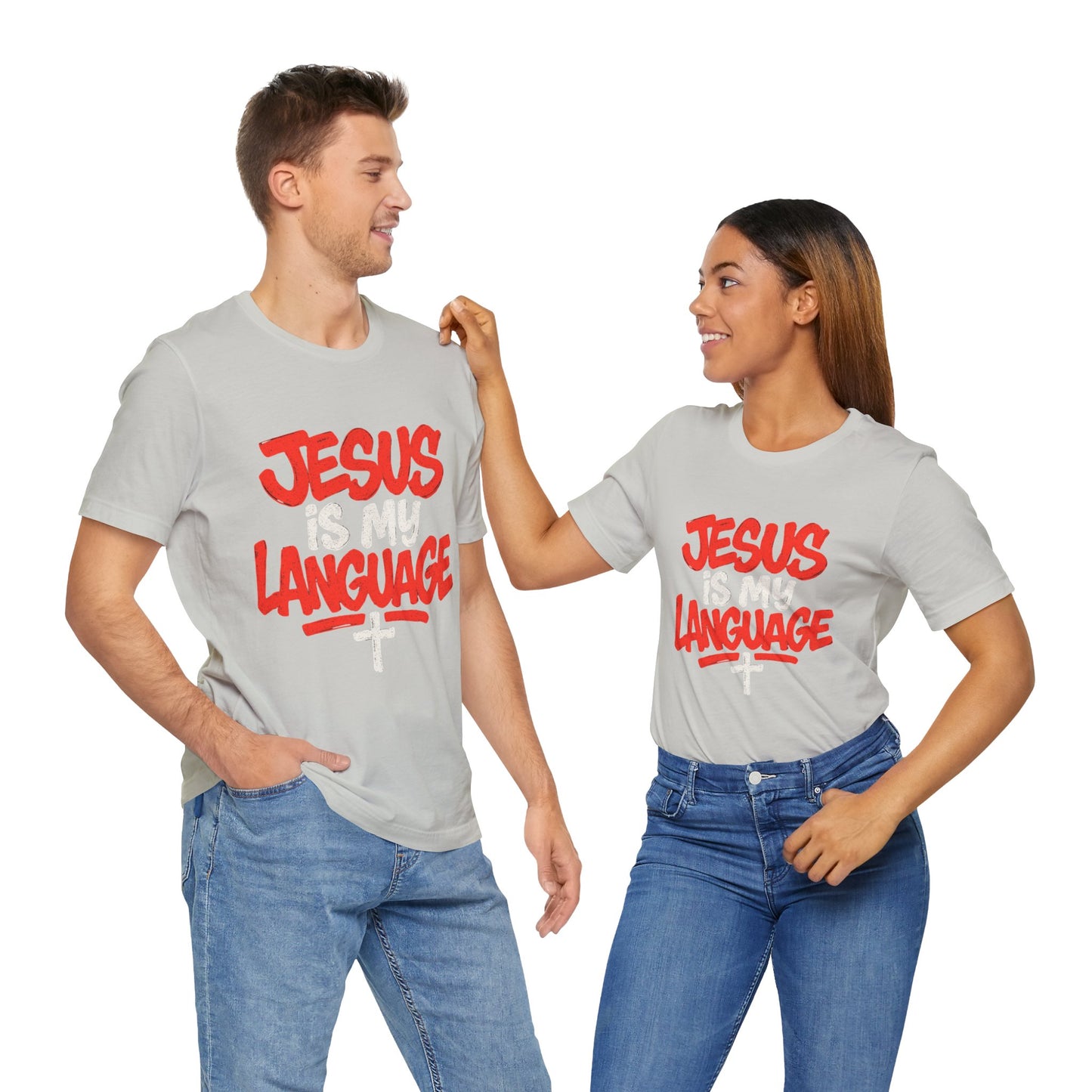 Jesus Is My Language Tee — Christian Faith Graphic T-Shirt