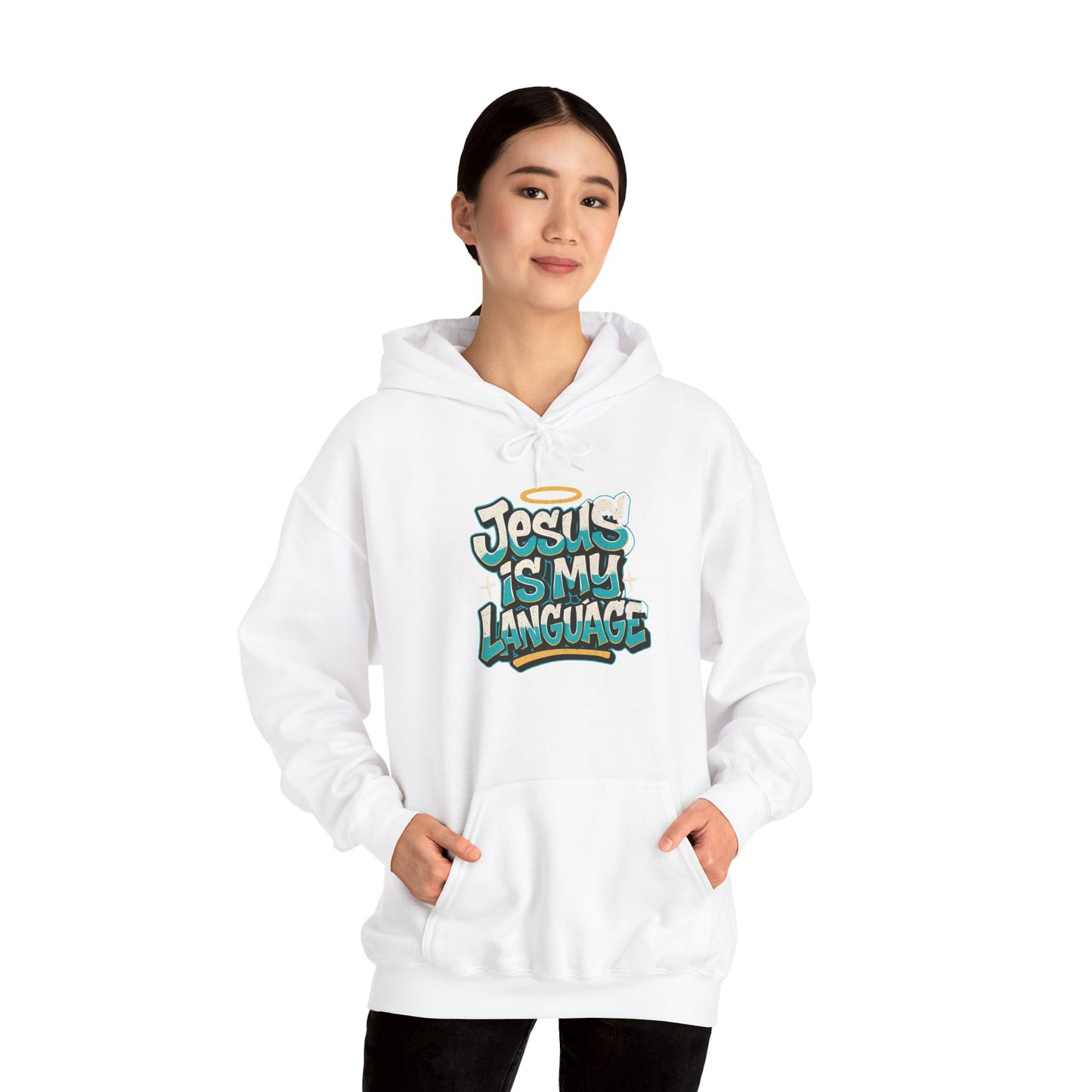 Jesus Is My Language Hoodie — Faith Graphic Pullover