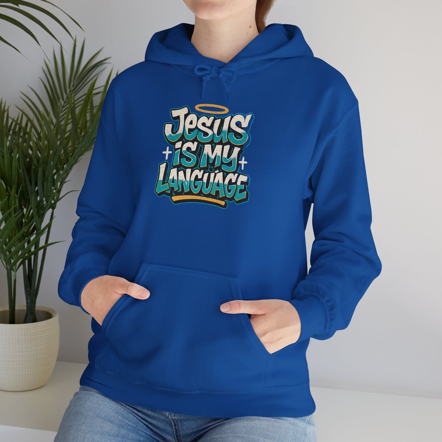 Jesus Is My Language Hoodie — Faith Graphic Pullover