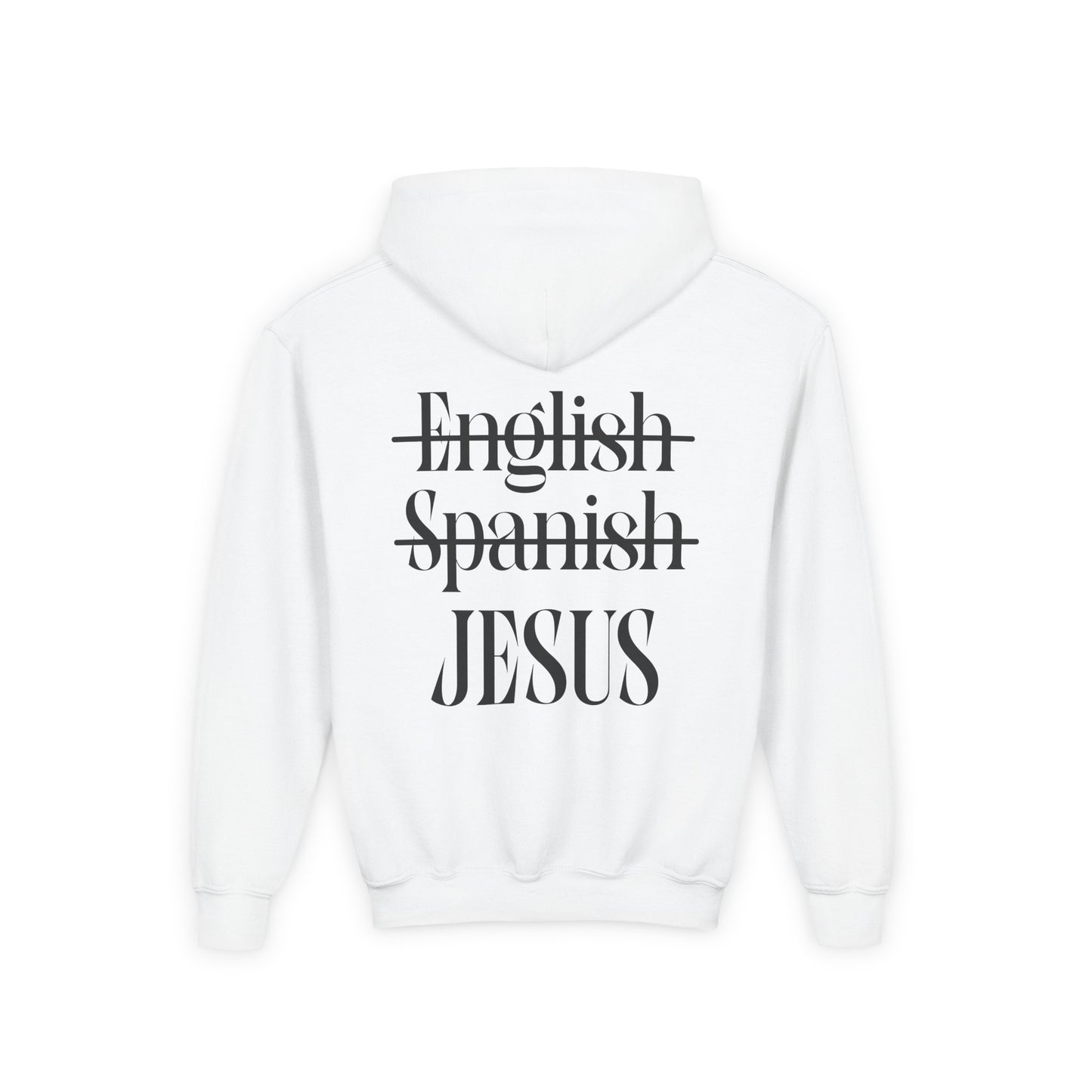 Jesus Is My Language Hoodie — Youth Christian Faith Hoodie