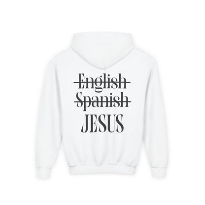 Jesus Is My Language Hoodie — Youth Christian Faith Hoodie
