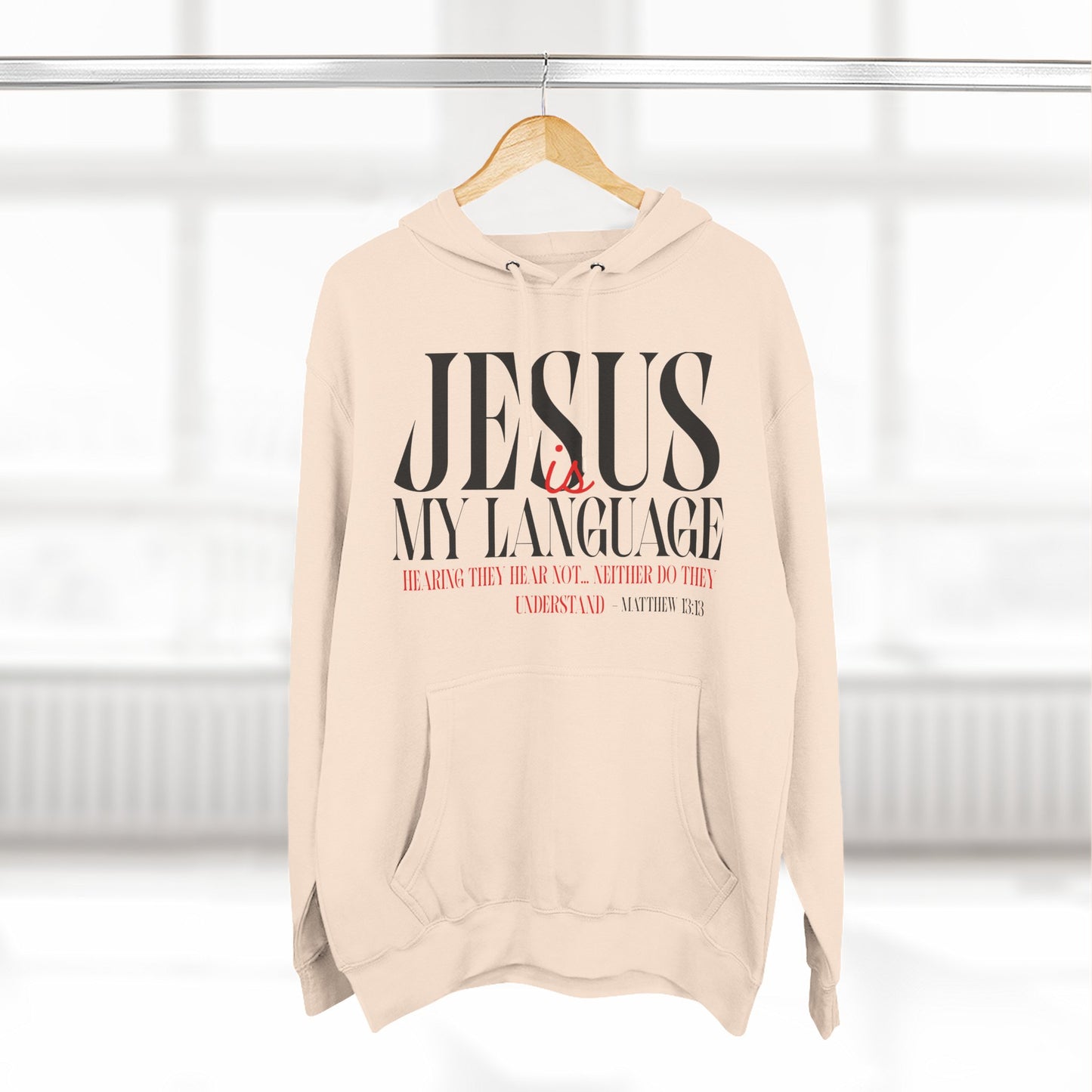 Jesus Is My Language Hoodie