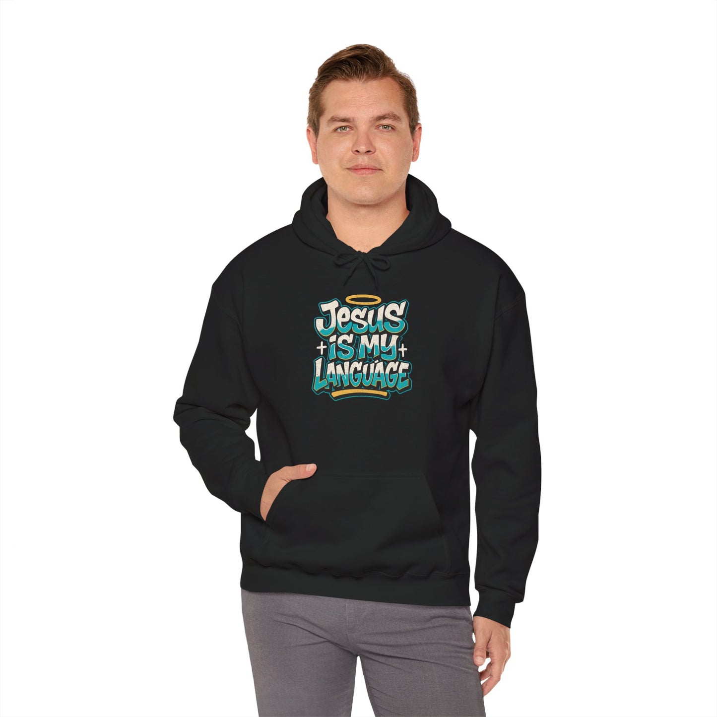 Jesus Is My Language Hoodie — Faith Graphic Pullover