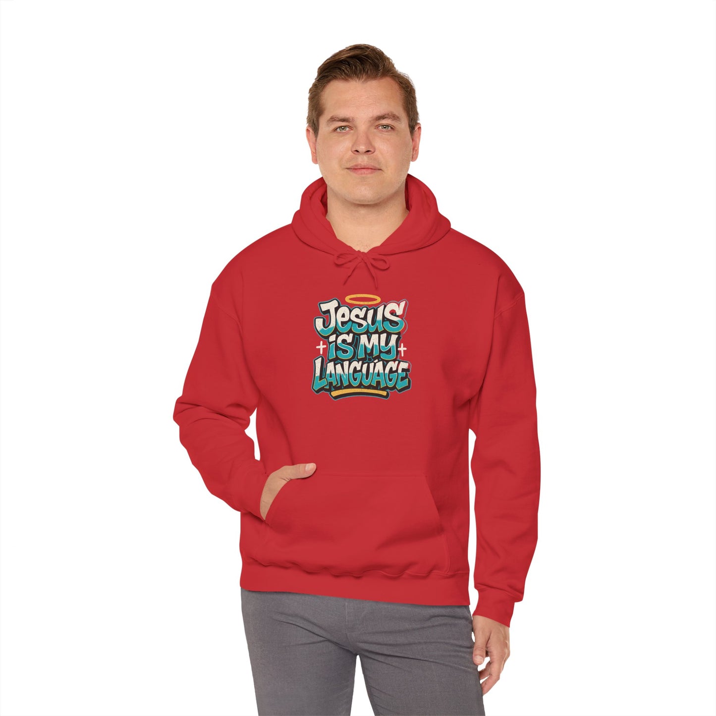 Jesus Is My Language Hoodie — Faith Graphic Pullover