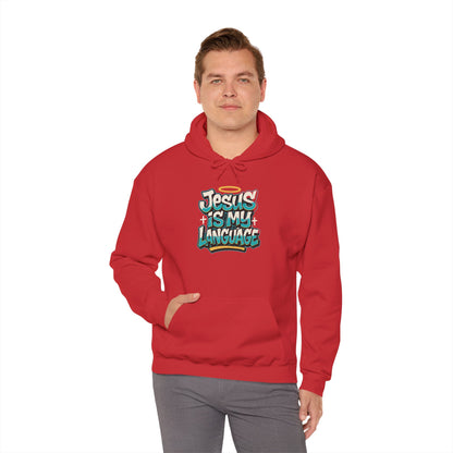 Jesus Is My Language Hoodie — Faith Graphic Pullover