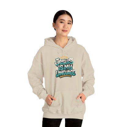 Jesus Is My Language Hoodie — Faith Graphic Pullover