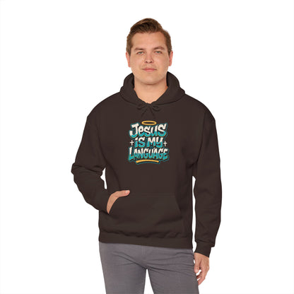 Jesus Is My Language Hoodie — Faith Graphic Pullover