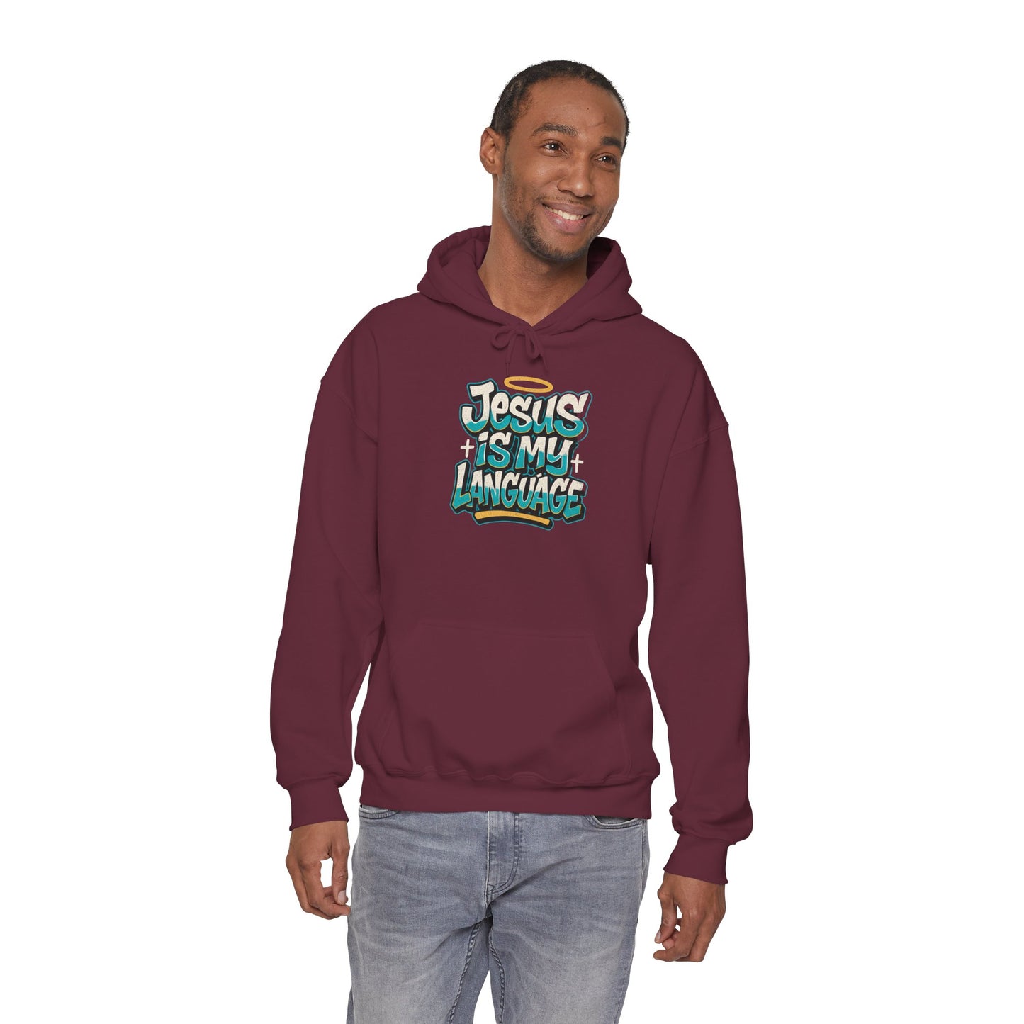 Jesus Is My Language Hoodie — Faith Graphic Pullover