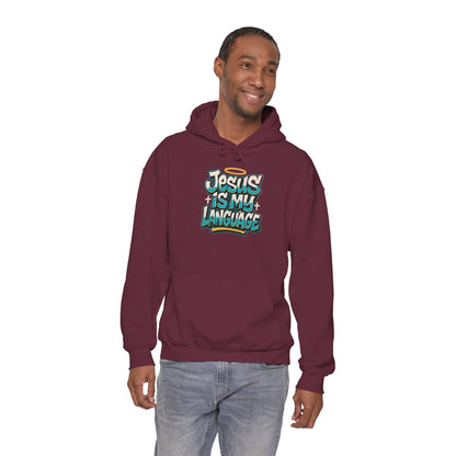 Jesus Is My Language Hoodie — Faith Graphic Pullover