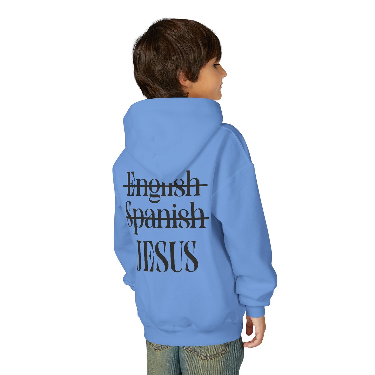 Jesus Is My Language Hoodie — Youth Christian Faith Hoodie
