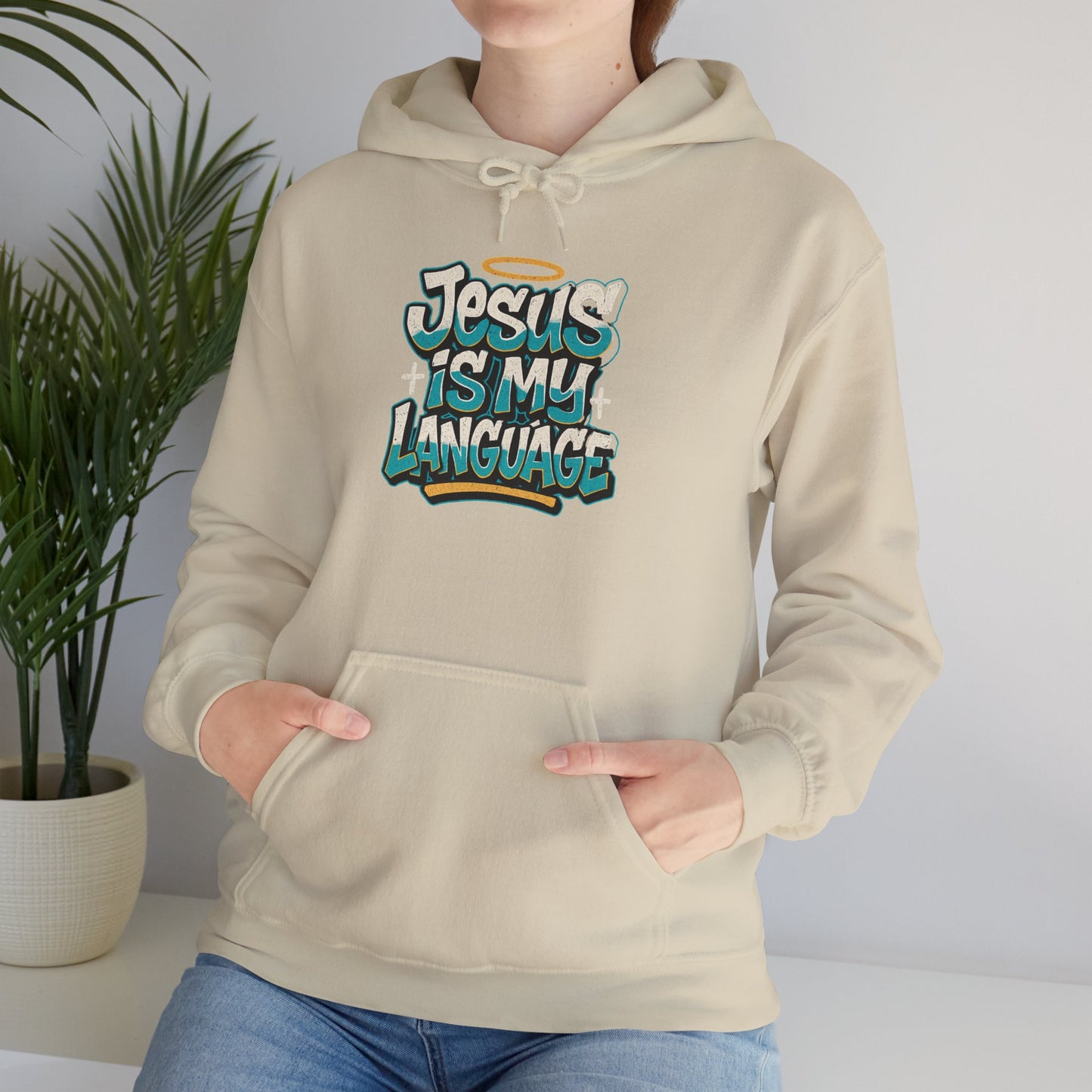 Jesus Is My Language Hoodie — Faith Graphic Pullover