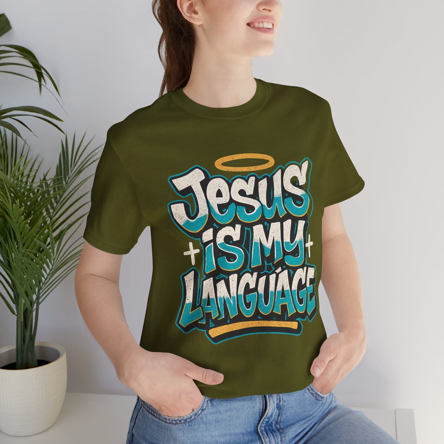 Jesus Is My Language Unisex T-Shirt — Christian Faith Graphic Tee