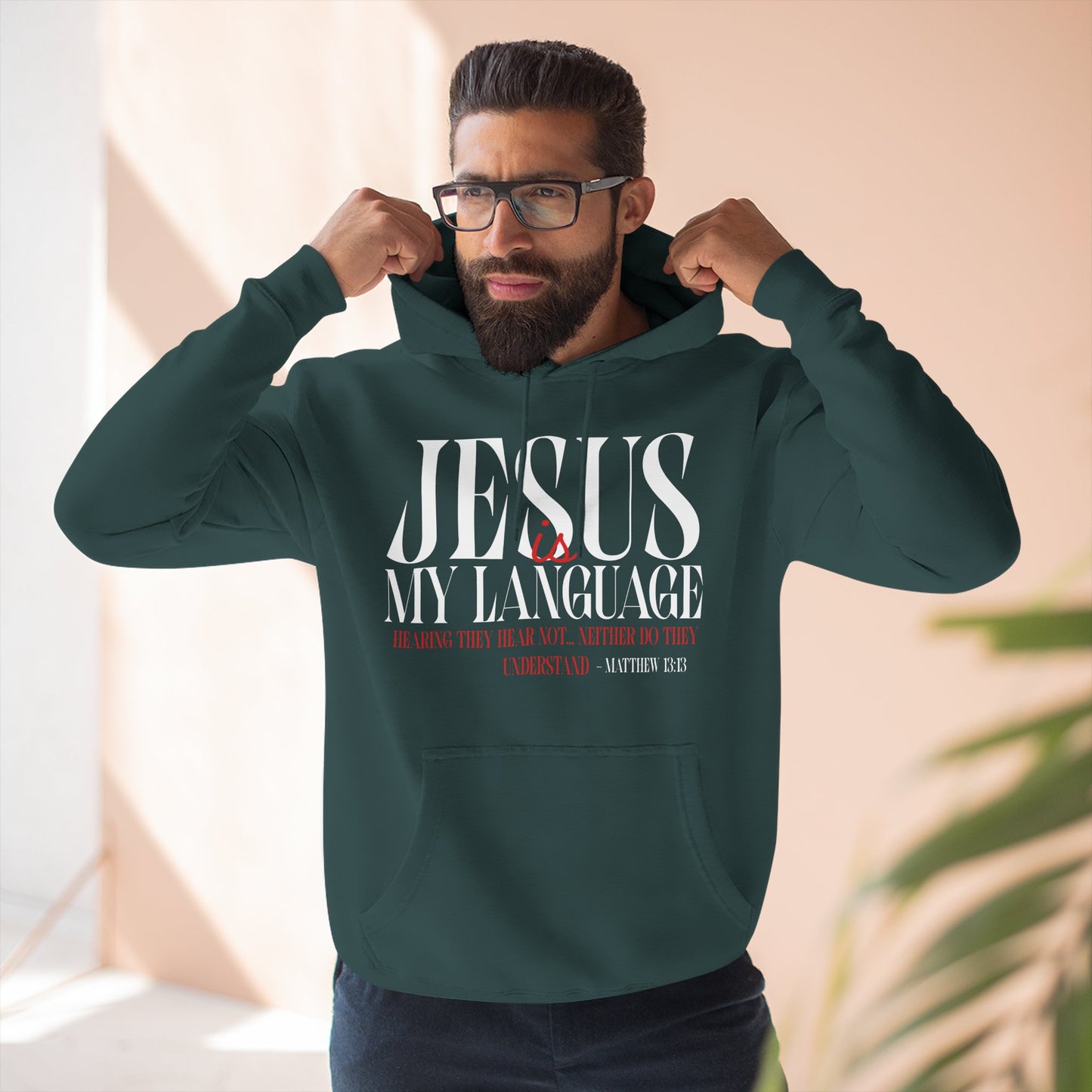 Jesus Is My Language Hoodie — Faith-Based Christian Hoodie