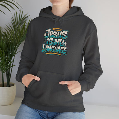 Jesus Is My Language Hoodie — Faith Graphic Pullover