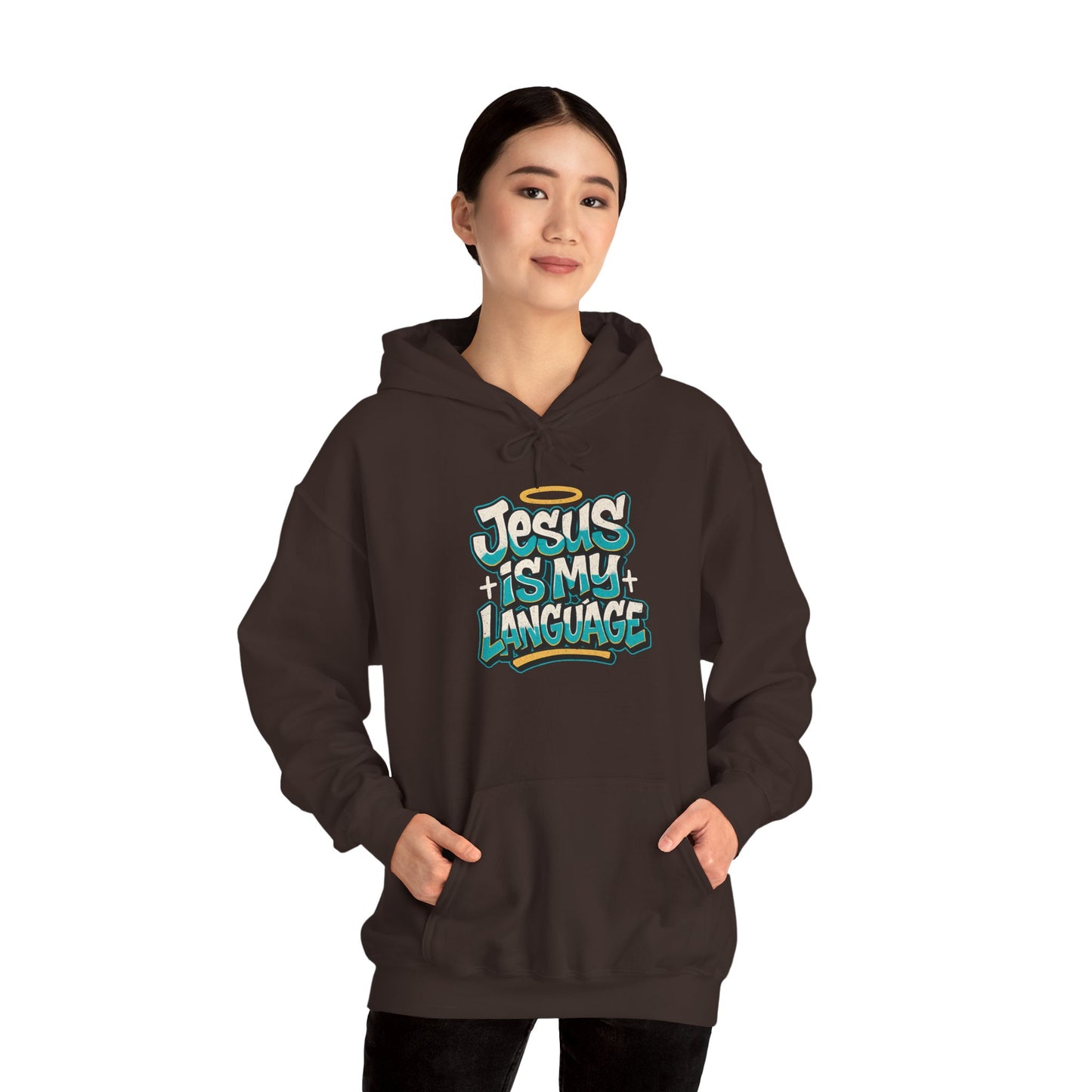 Jesus Is My Language Hoodie — Faith Graphic Pullover